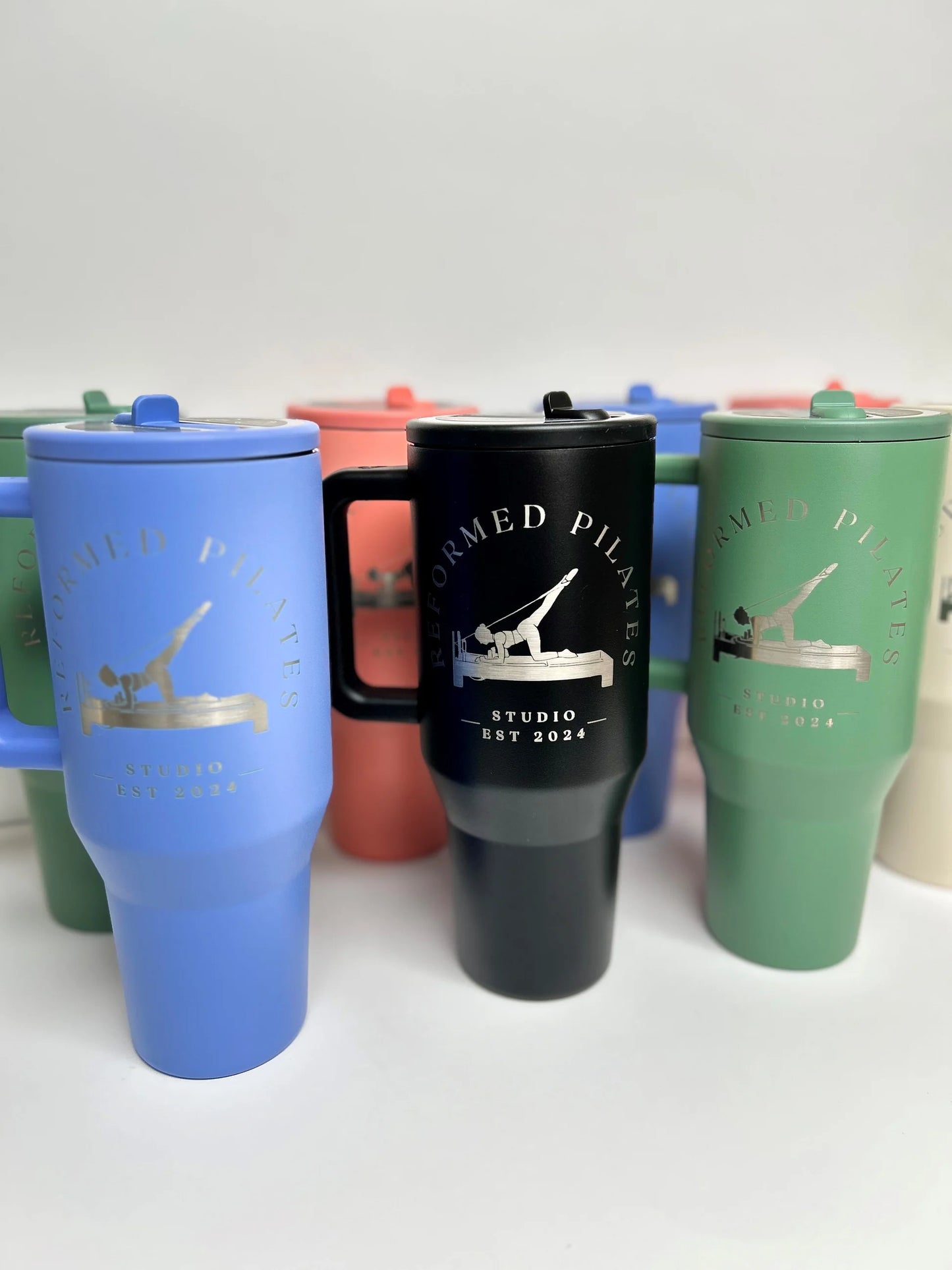 20oz, 32oz, 40oz Hydro Jug Traveler Tumbler | Laser Engraved Stainless Steel Tumbler | Personalized Tumbler with lid and Straw, Zengraved