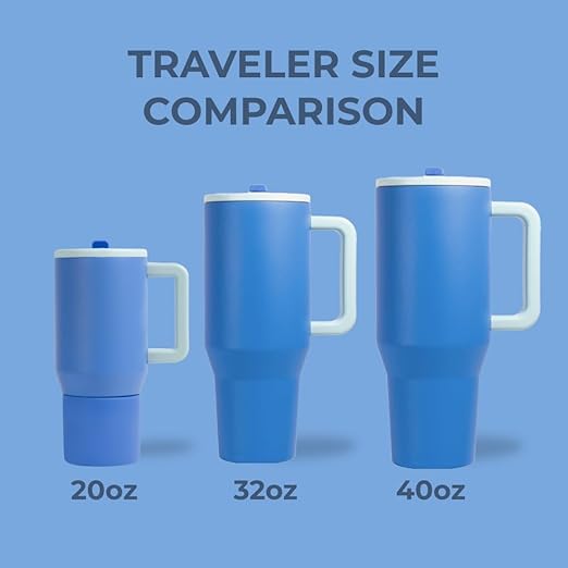 20oz, 32oz, 40oz Hydro Jug Traveler Tumbler | Laser Engraved Stainless Steel Tumbler | Personalized Tumbler with lid and Straw, Zengraved
