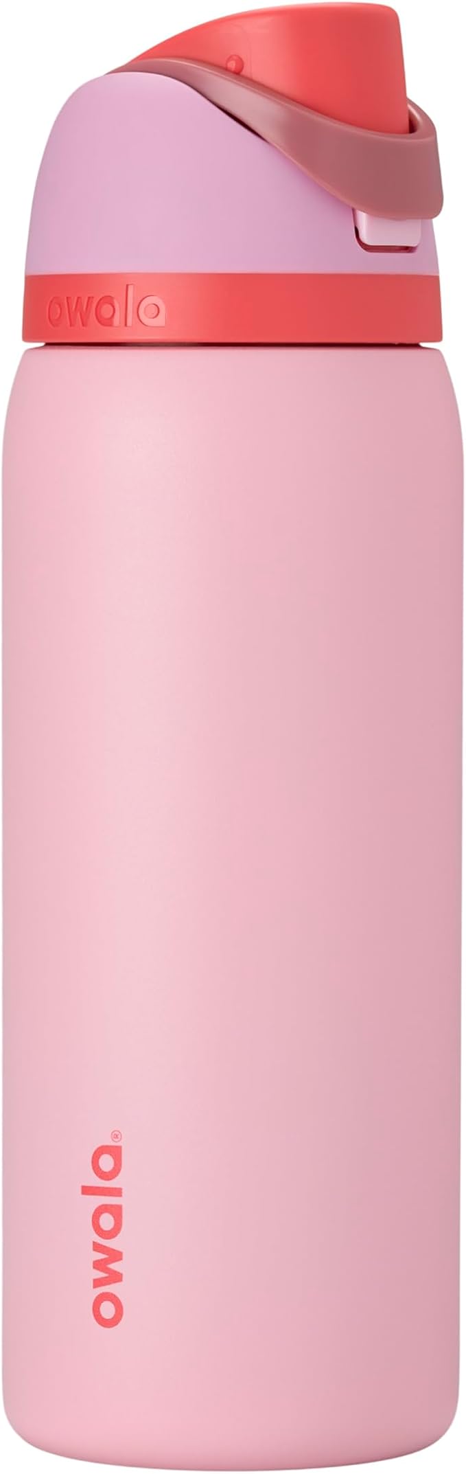 Owala Angel Food Cake Insulated Water Bottles, Personalized Stainless Steel Water Bottle, Laser Engraved Custom Water Bottle with Straw.