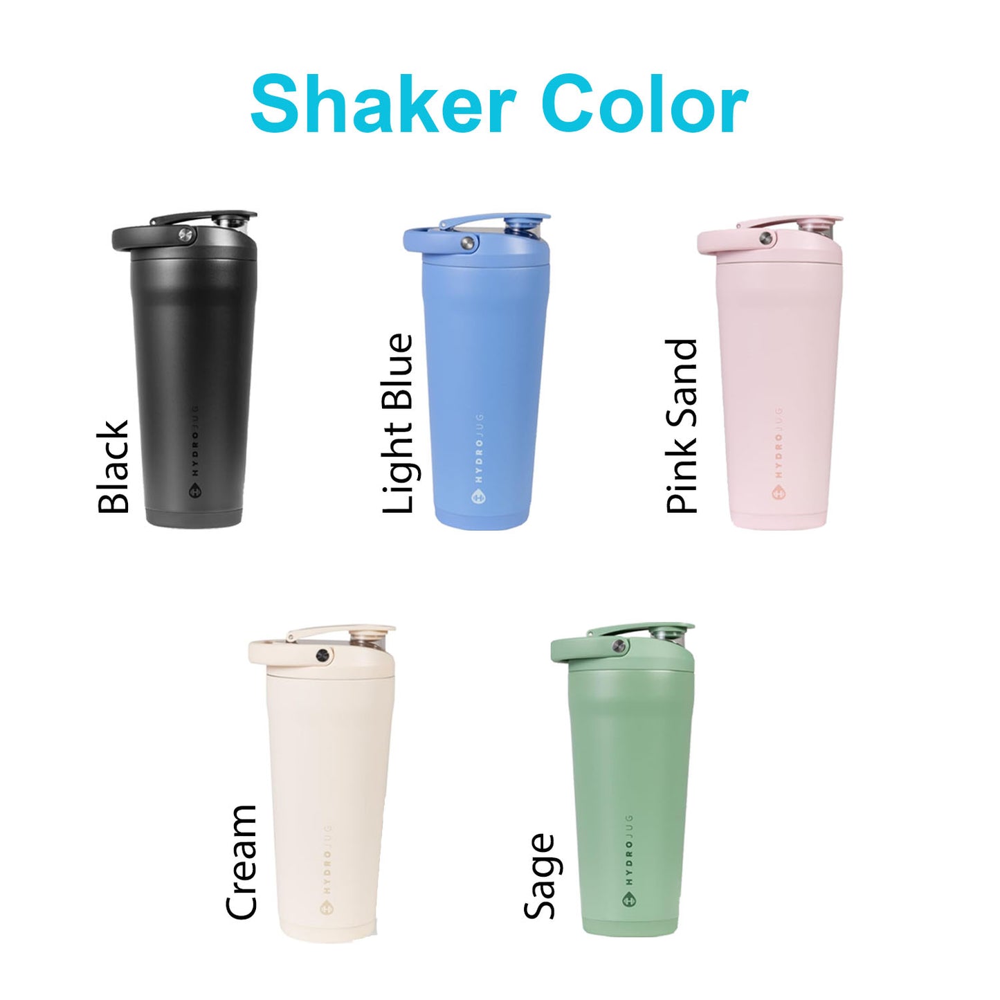 24oz Hydro Jug Shaker | Laser Engraved Stainless Steel Shaker | Personalized Leakproof Shaker, Premium Shaker for Fitness, Sports, Zengraved