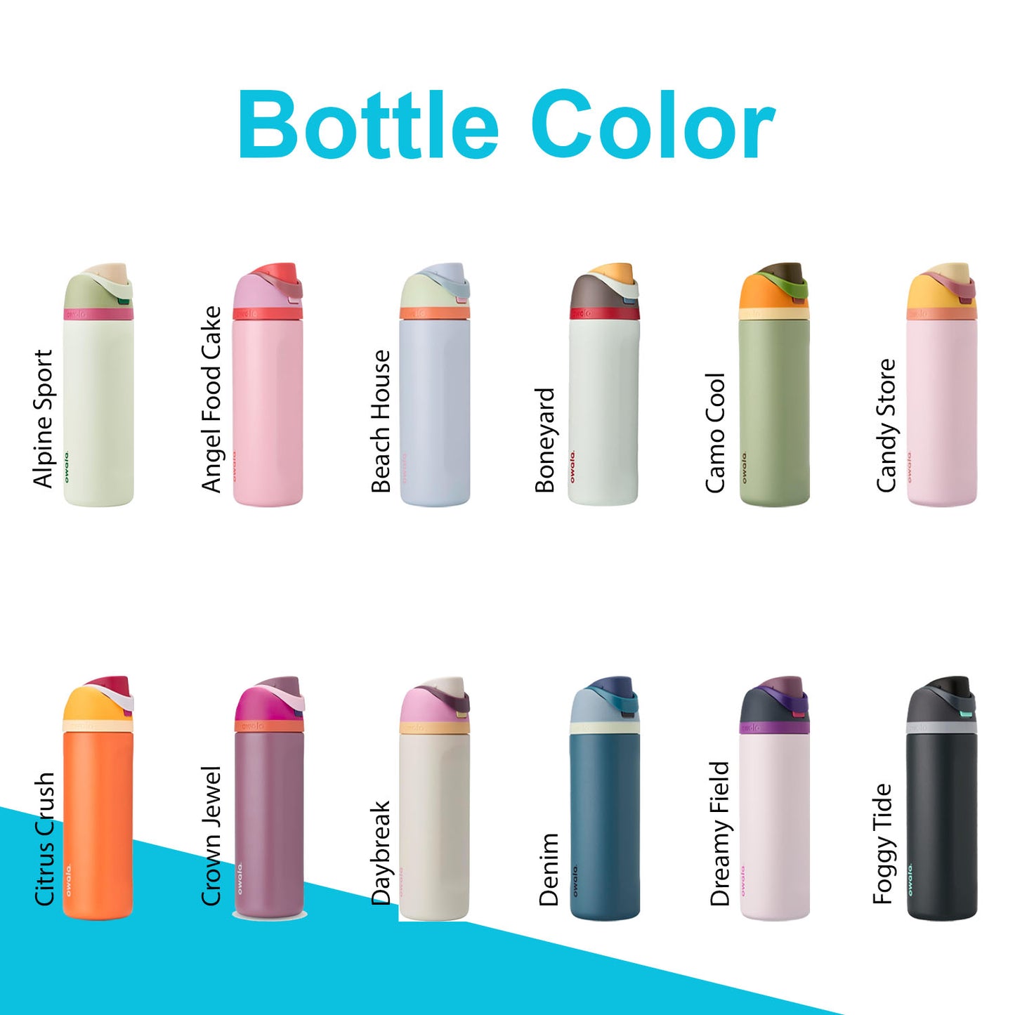 32oz Owala FreeSip Insulated Water Bottles | Personalized Stainless Steel Bottle with Straw | Laser Engraved Custom Bottle for School.