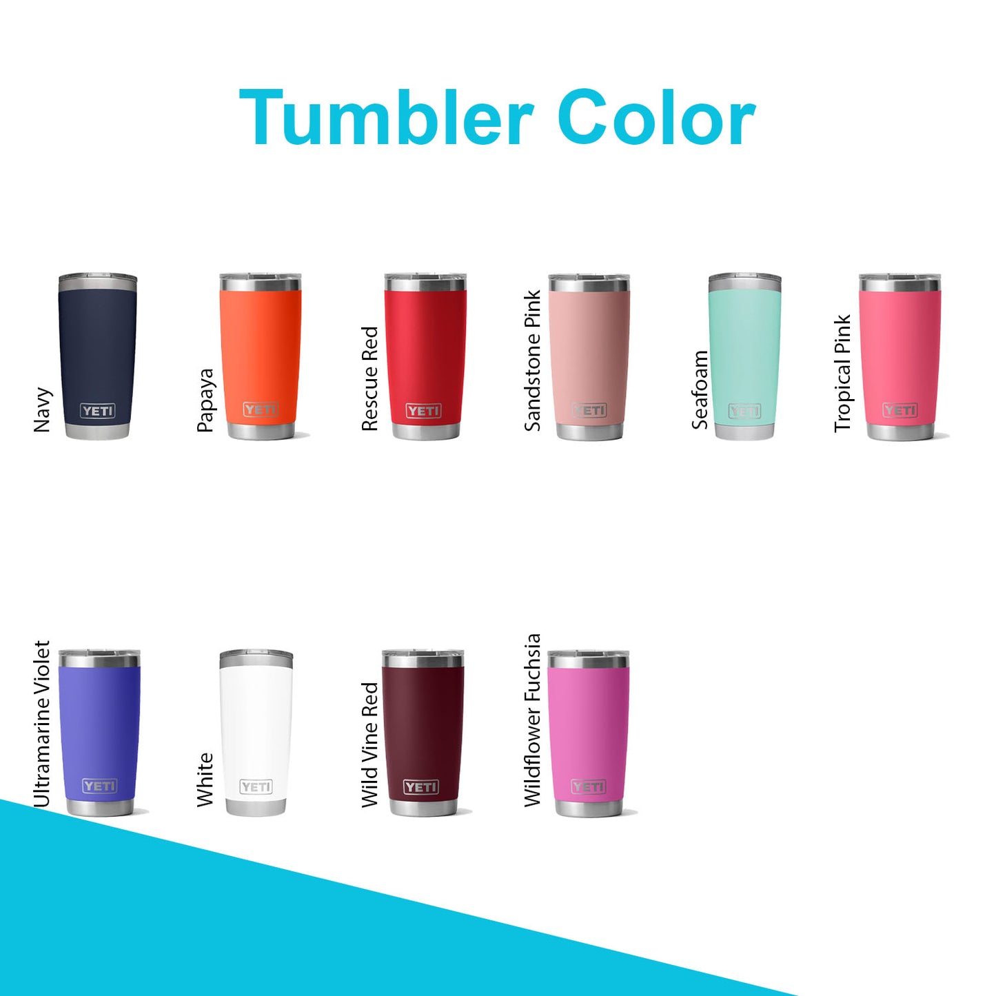 10oz, 20oz YETI Rambler Tumbler | Personalized Stainless Steel with Vacuum Insulated Tumbler | Laser Engraved Custom Cup for Coffee & Juice.