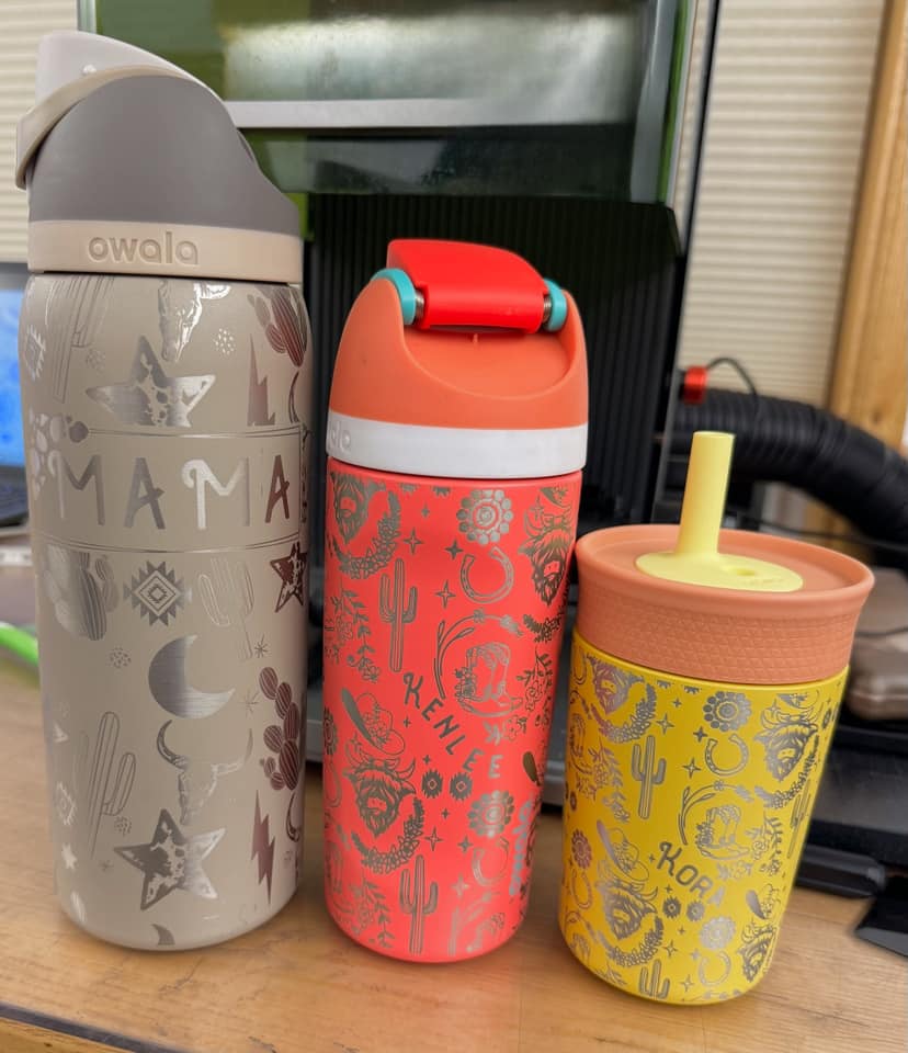Personalized Owala 12oz Kids Tumbler, Laser Engraved Tumbler for child, Best Gift for child, School Bottle, Custom Owala Name tumbler 9 zengravedstore
