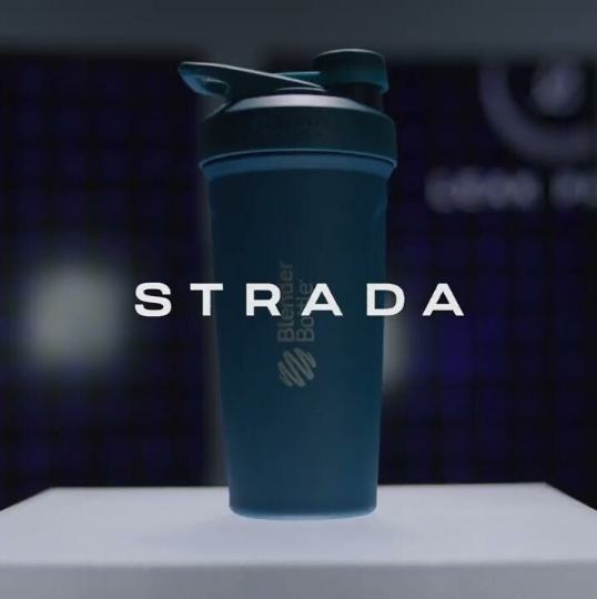 24oz Thermal Blender Twist Shaker Cup | Personalized Slim Easy to Hold Shaker | Laser Engraved Protein Shakes with Lockable Lid, Keep Cold.