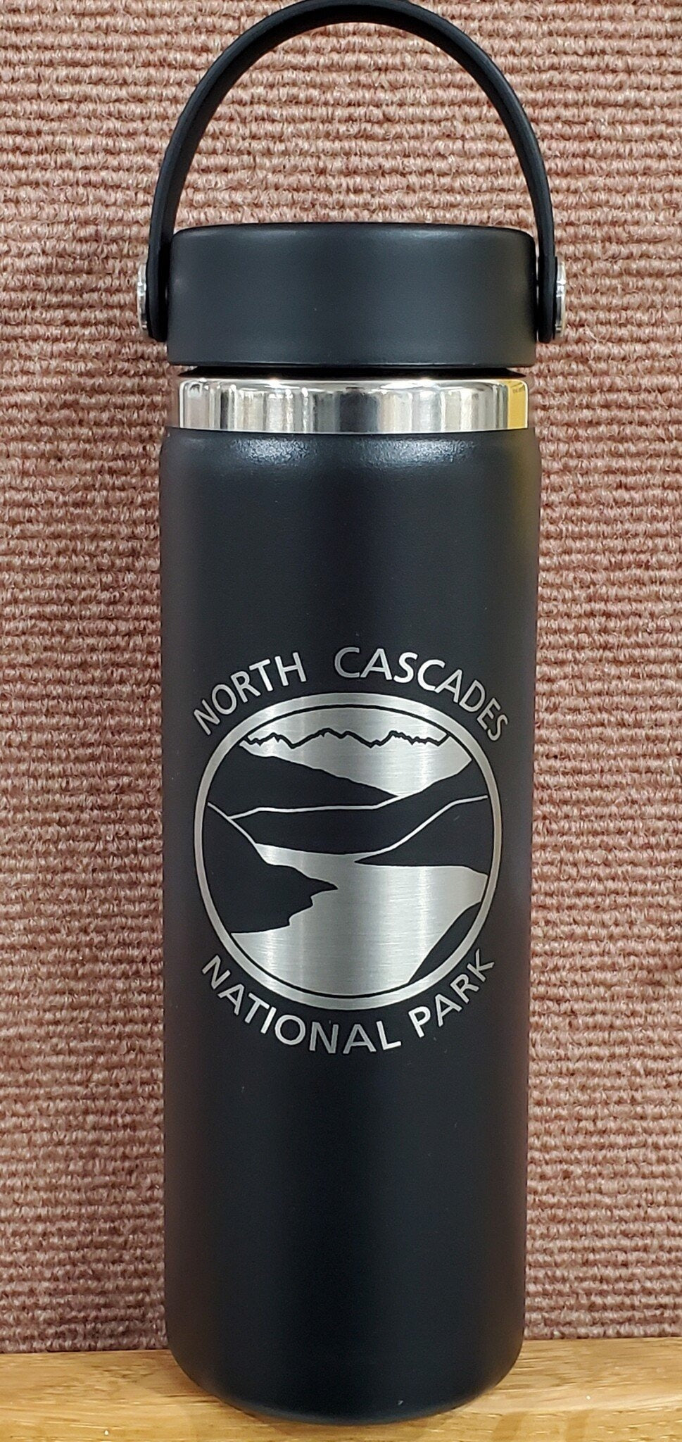 24oz Hydro Flask Flex Straw Lid Bottle | Laser Engraved Stainless Steel Water Bottle with Straw | Best For Travel, Sports and Gym