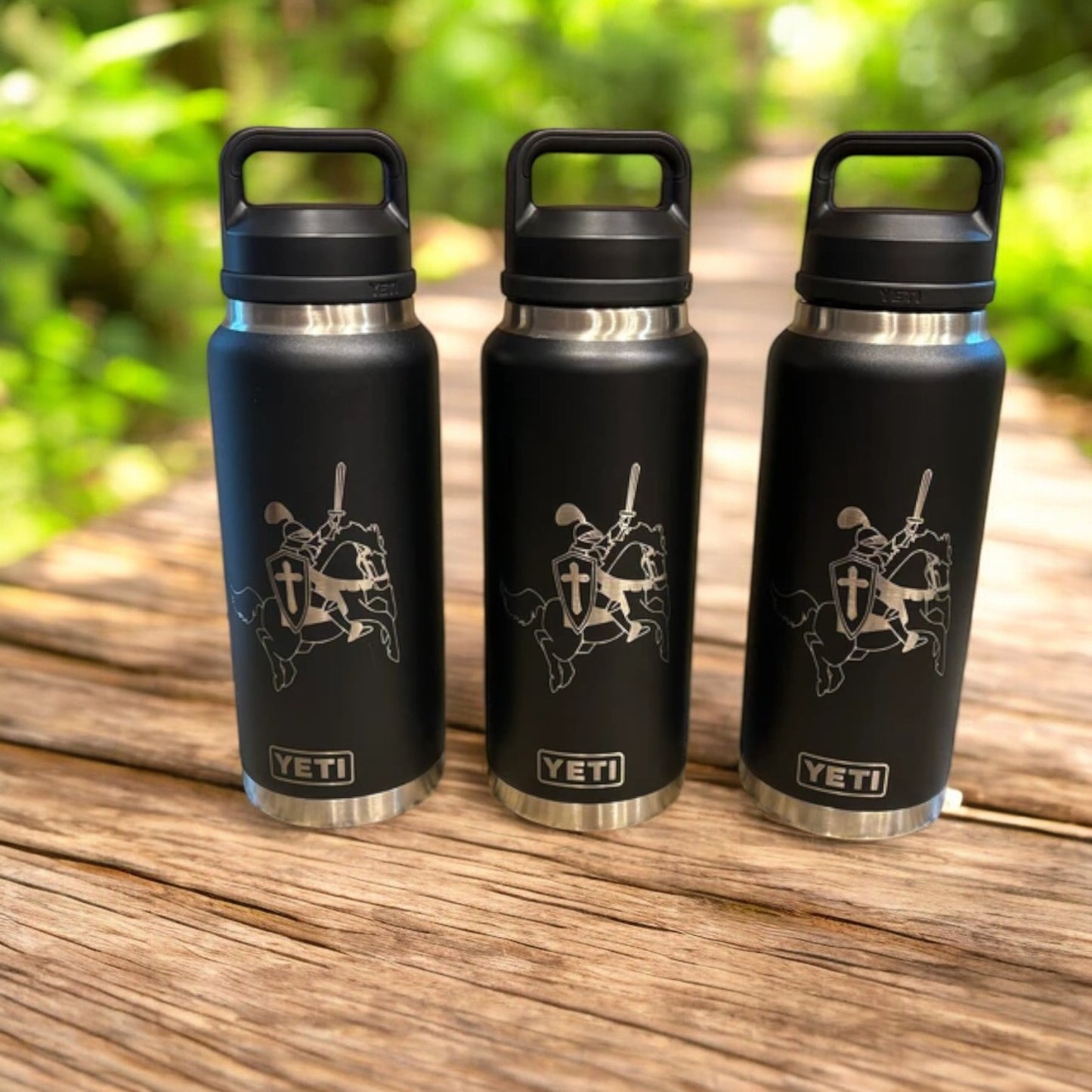 26oz YETI Rambler Water Bottles | Personalized Vacuum Insulated Bottle | Laser Engraved Stainless Steel Bottle with Chug Cap|Father Day Gift