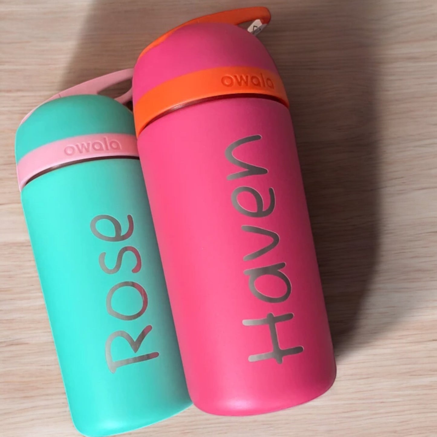 14oz Kids Flips | Personalized Stainless Steel Water Bottle with Straw | Laser Engraved Insulated Water Bottles | Locking Lid Water Bottle.