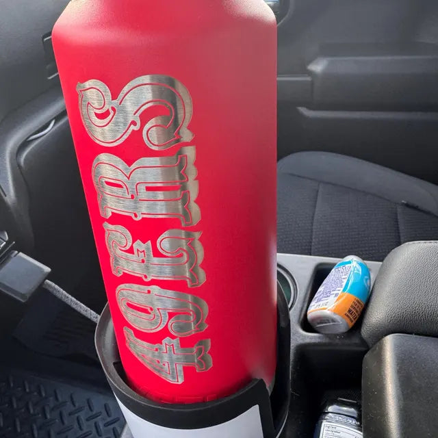 64oz YETI Rambler Water Bottles | Personalized Vacuum Insulated Bottle | Laser Engraved Stainless Steel Bottle with Chug Cap| Mother's Day.