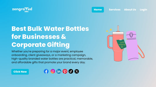 Best Bulk Water Bottles for Businesses & Corporate Gifting