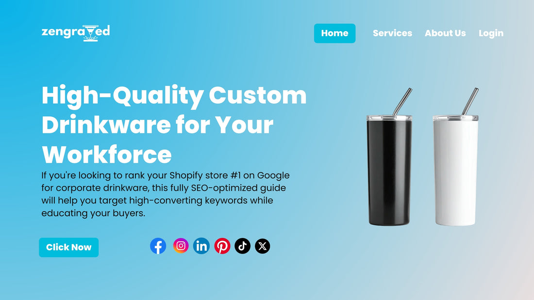 High-Quality Custom Drinkware for Your Workforce