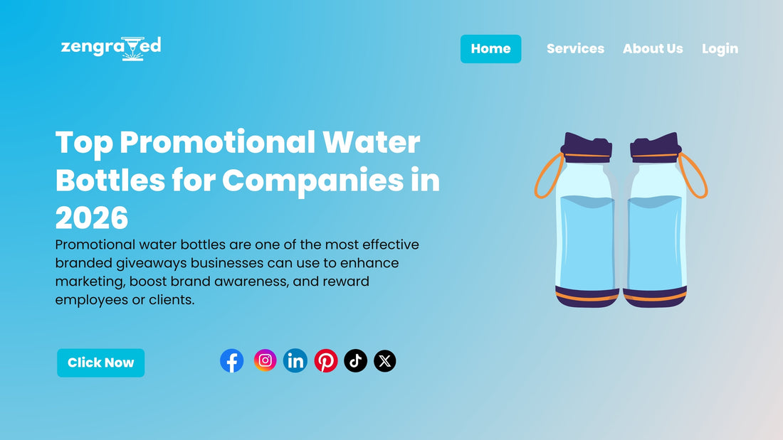 Top Promotional Water Bottles for Companies in 2026