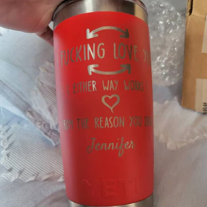 10oz, 20oz YETI Rambler Tumbler | Personalized Stainless Steel with Vacuum Insulated Tumbler | Laser Engraved Custom Cup for Coffee & Juice 9 zengravedstore