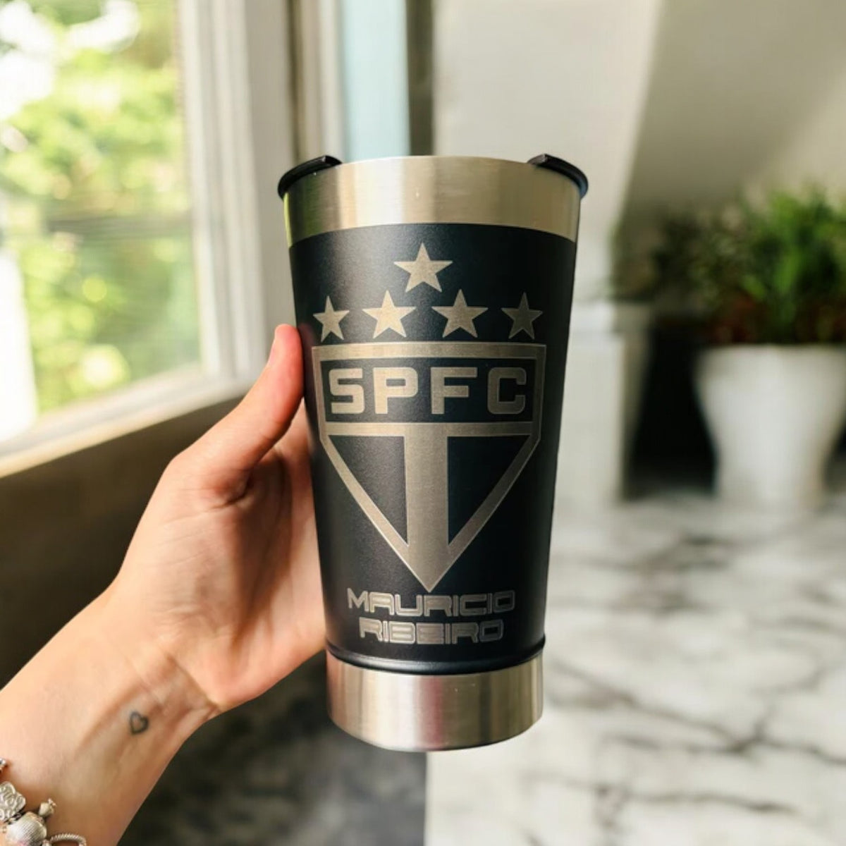 16oz Stanley Adventure Stacking Beer Pint Glass | Personalized Stackable Drinking Cup | Laser Engraved Insulated Stainless Steel Cup 7 zengravedstore