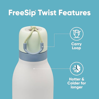 18oz, 24oz Owala FreeSip Twist Water Bottles | Laser Engraved Stainless Steel Water Bottle with Straw | Best For Travel, Sports and Gym 7 zengravedstore