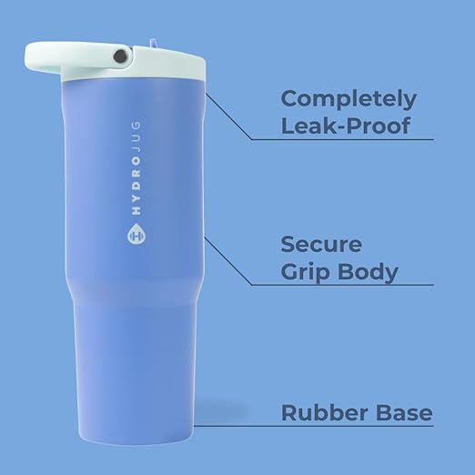 20oz, 32oz, 40oz Hydro Jug Sport Tumbler | Laser Engraved Stainless Steel Tumbler | Personalized Leakproof Tumbler with Rubber Base 6 zengravedstore