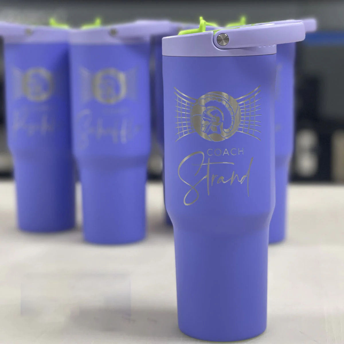 20oz, 32oz, 40oz Hydro Jug Sport Tumbler | Laser Engraved Stainless Steel Tumbler | Personalized Leakproof Tumbler with Rubber Base 9 zengravedstore