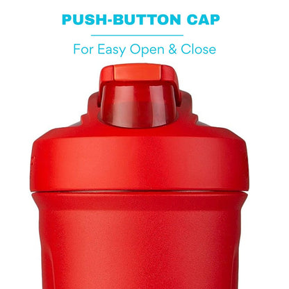 24oz Thermal Blender Sleek Shaker Cup | Personalized Slim Easy to Hold Shaker | Laser Engraved Protein Shakes with Lockable Lid, Keep Cold.
