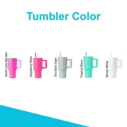 Personalized Simple Modern 30oz Tumbler: Laser Engraved Stainless Steel Travel Mug