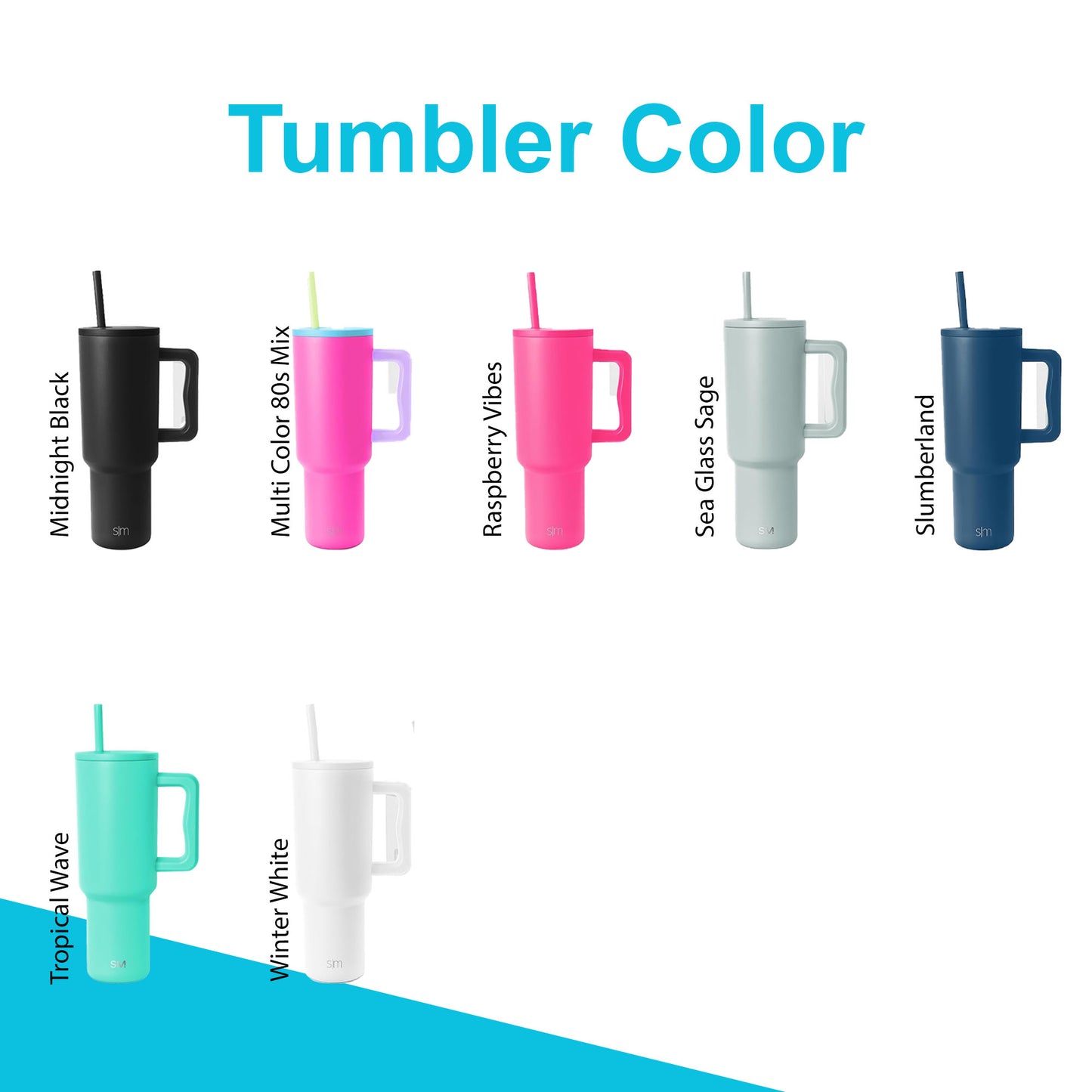 Personalized 40oz Simple Modern Tumbler: Laser Engraved Stainless Steel Travel Mug