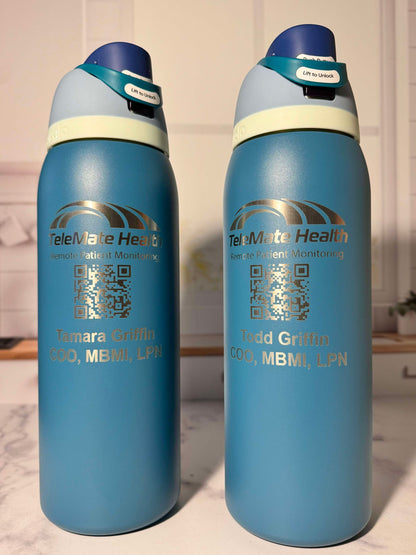 Owala Summer Sweetness Color Freesip Water Bottles, Laser Engraved Owala, Custom Logo Bottle, Children Water Bottle, Zengraved Store
