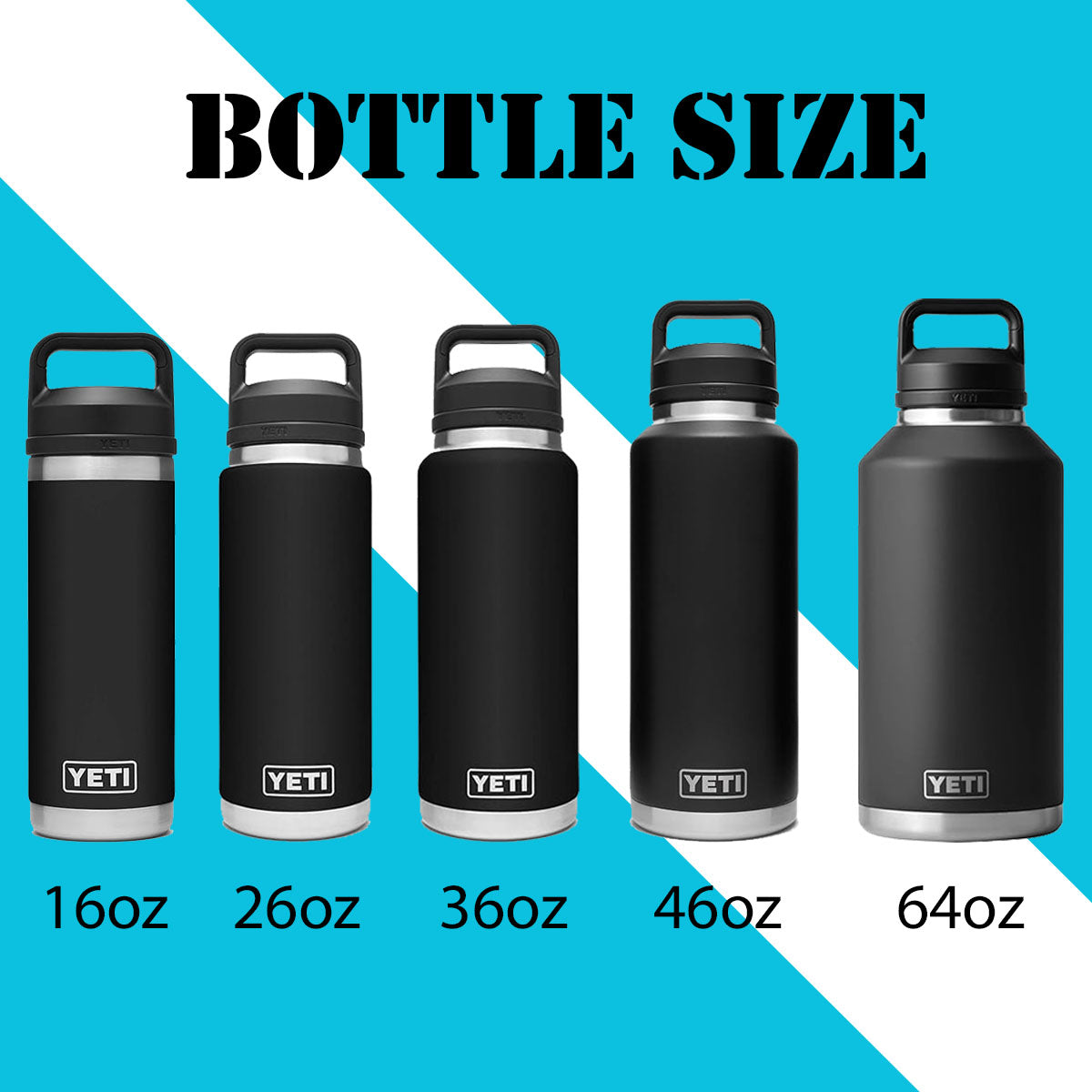 46oz YETI Rambler Water Bottles | Personalized Vacuum Insulated Bottle | Laser Engraved Stainless Steel Bottle with Chug Cap| Valentine Day. 5  zengravedstore