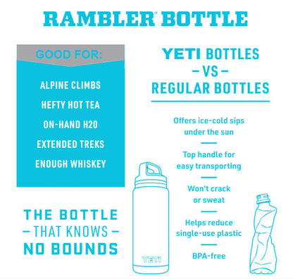 46oz YETI Rambler Water Bottles | Personalized Vacuum Insulated Bottle | Laser Engraved Stainless Steel Bottle with Chug Cap| Valentine Day. 7 zengravedstore