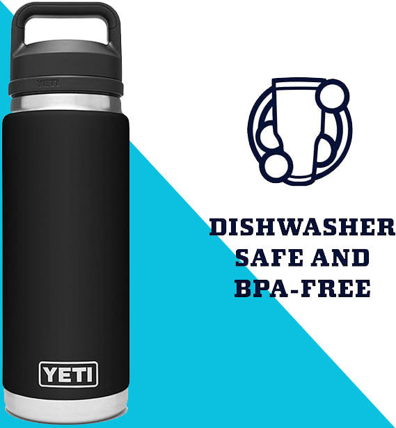 46oz YETI Rambler Water Bottles | Personalized Vacuum Insulated Bottle | Laser Engraved Stainless Steel Bottle with Chug Cap| Valentine Day. 9  zengravedstore