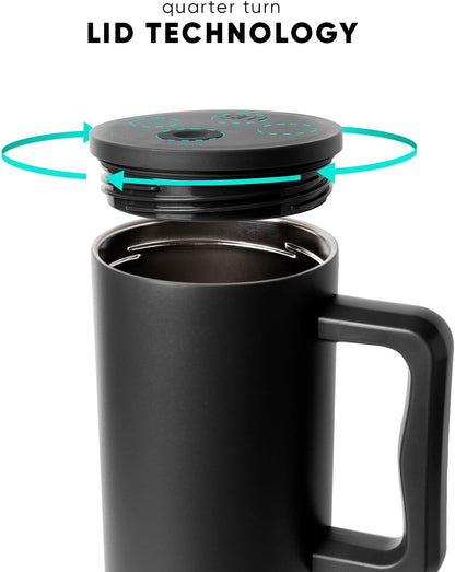 Personalized 40oz Simple Modern Tumbler: Laser Engraved Stainless Steel Travel Mug