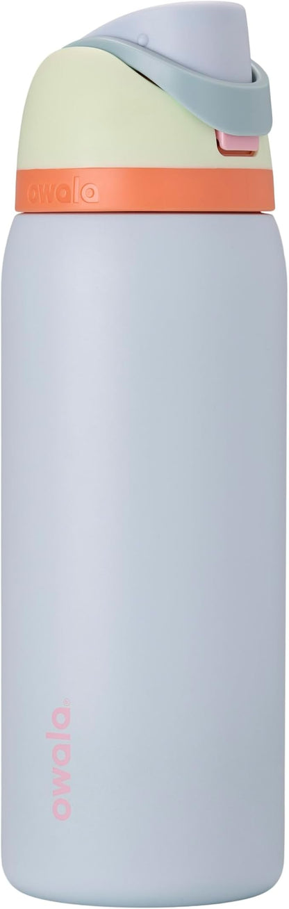 Owala Beach House Insulated Water Bottles, Laser Engraved Owala, Custom Owala Freesip Bottle, Gift for Him, School Bottle, Birthday Gift