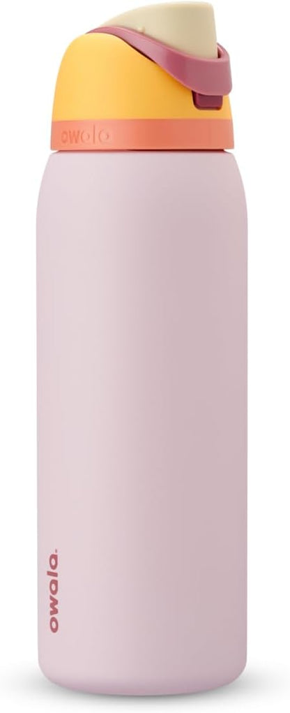 Owala Candy Store Color Freesip Water Bottles, Personalized Stainless Steel Bottle, Laser Engraved Custom Bottle, Thanksgiving, Zengraved