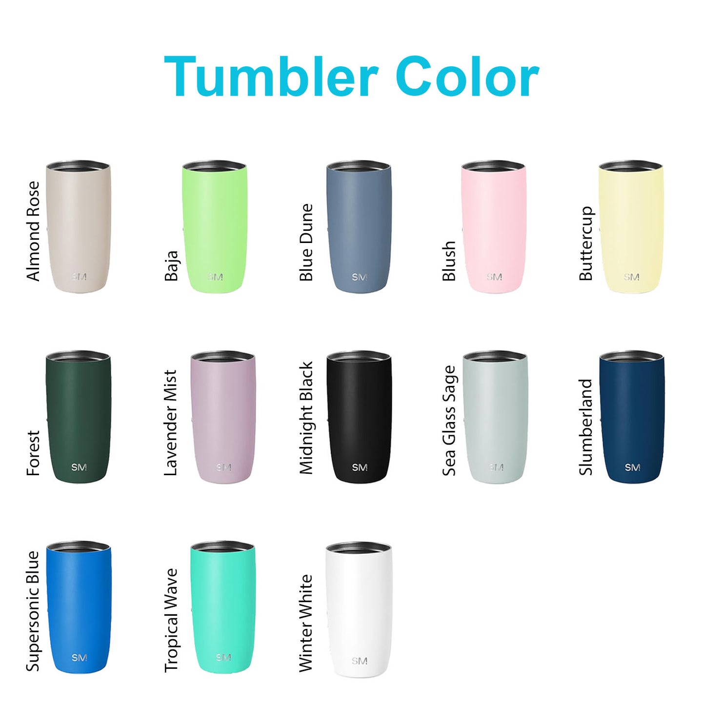Personalized 16oz Simple Modern Coffee Tumbler: Laser Engraved Stainless Steel Travel Mug