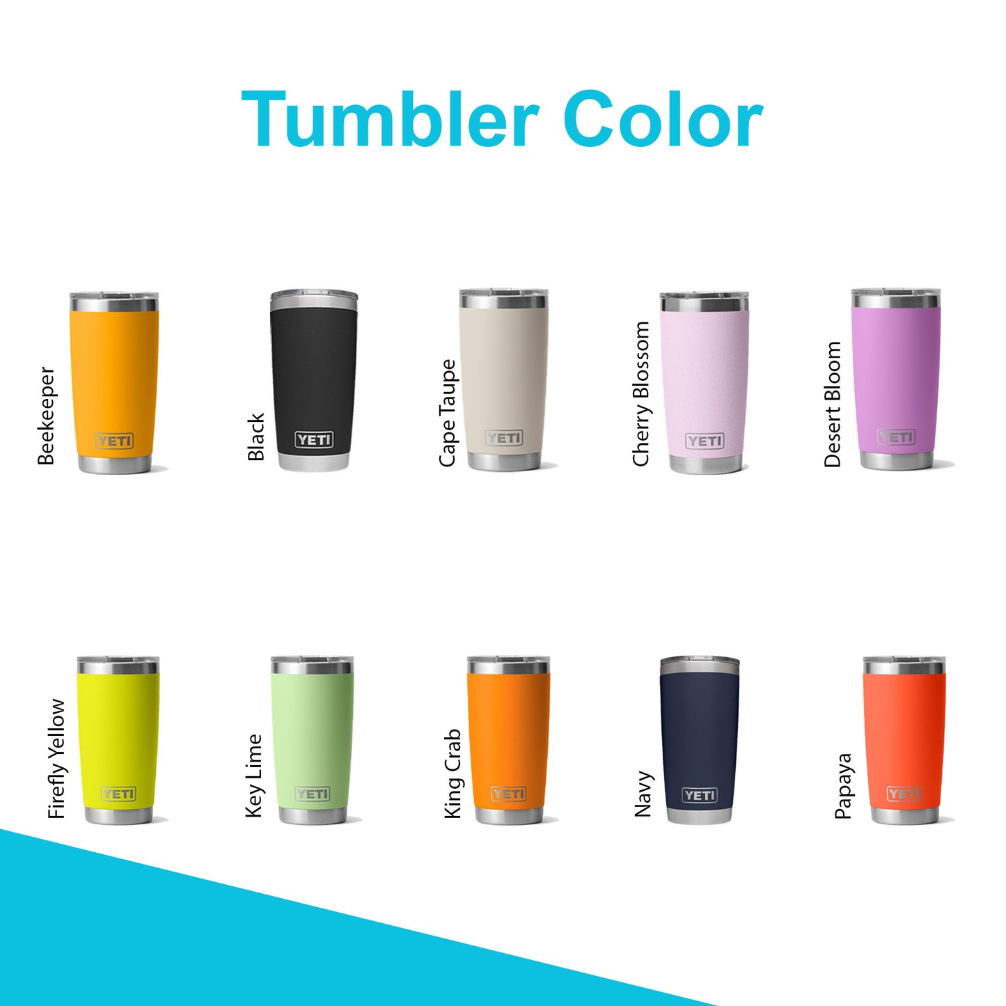 10oz, 20oz YETI Rambler Tumbler | Personalized Stainless Steel with Vacuum Insulated Tumbler | Laser Engraved Custom Cup for Coffee & Juice.