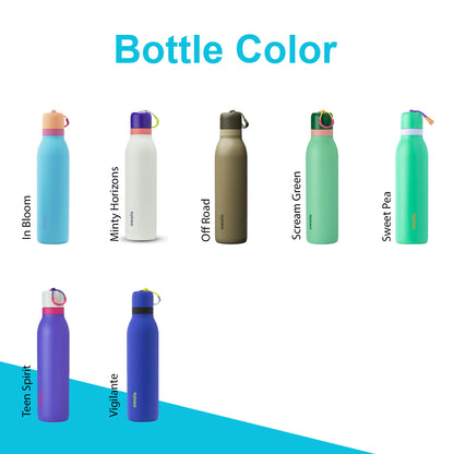 18oz, 24oz Owala FreeSip Twist Water Bottles | Laser Engraved Stainless Steel Water Bottle with Straw | Best For Travel, Sports and Gym.