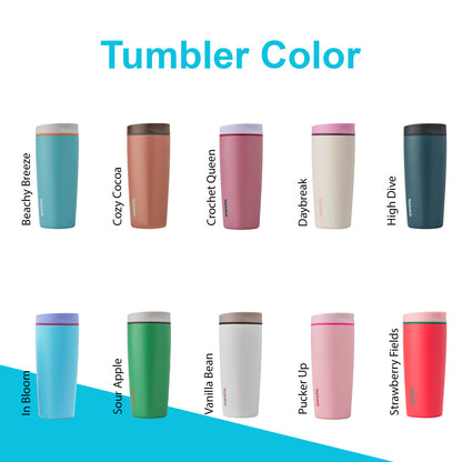 12oz, 20oz Owala Smooth Sip Tumbler | Personalized Stainless Steel Cup with Lid | Laser Engraved Insulated Tumbler For Coffee, Zengraved