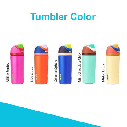 16oz Owala Insulated Water Bottles | Personalized Stainless Steel Water Bottle | Laser Engraved Custom Water Bottle with Straw for Sports
