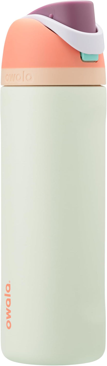 Owala Surfs Edge Color Freesip Water Bottles, Personalized Stainless Steel Bottle, Laser Engraved Custom Bottle, Thanksgiving, 7 zengravedstore