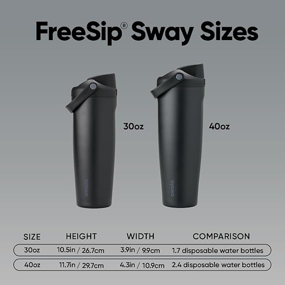 Personalized 30oz 40oz Owala FreeSip Sway Water Bottle Laser Engraved Stainless Steel Bottle Owala Custom Text Bottle Bulk Water Bottle 11 zengravedstore