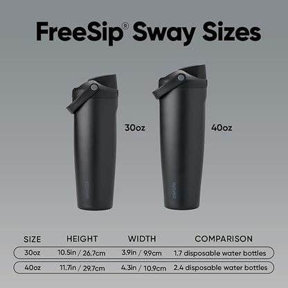 Personalized 30oz 40oz Owala FreeSip Sway Water Bottle Laser Engraved Stainless Steel Bottle Owala Custom Text Bottle Bulk Water Bottle 11 zengravedstore
