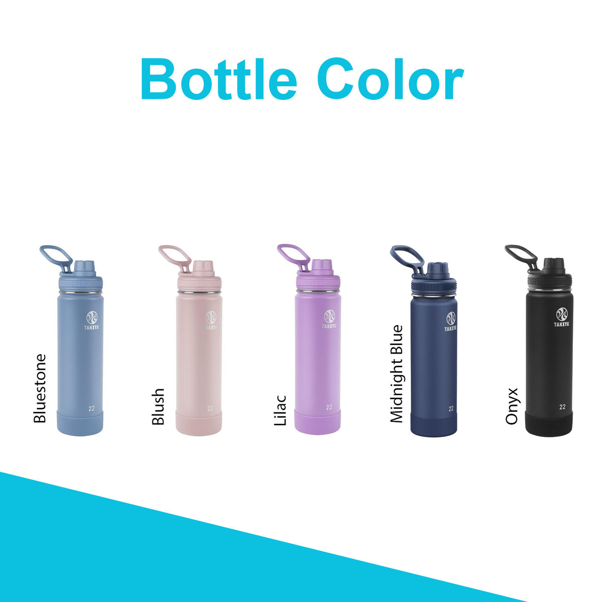 Personalized Takeya 22oz Activate Bottle: Laser Engraved Stainless Steel Water Bottle 1 zengravedstore