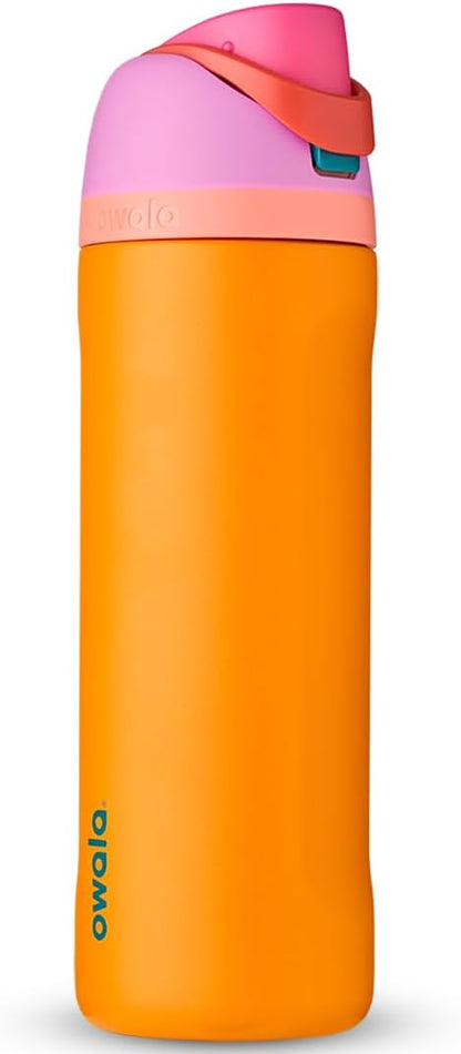 Owala Tropical Color Freesip Water Bottles, Laser Engraved Owala, Owala Name Bottle, Owala Logo Bottle, Christmas Gift, Zengraved Store