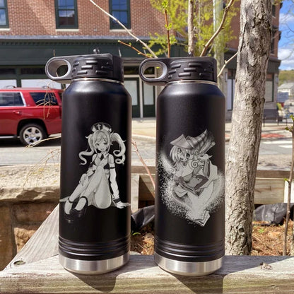 Personalized Takeya 40oz Activate Bottle: Laser Engraved Stainless Steel Water Bottle