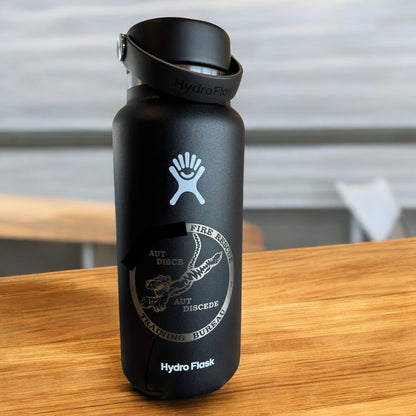40oz Hydro Flask Flex Straw Lid Bottle | Personalized Custom Water Bottle with Straw | Laser Engraved Bottle. Best For Travel, Sports and Gym (Copy)